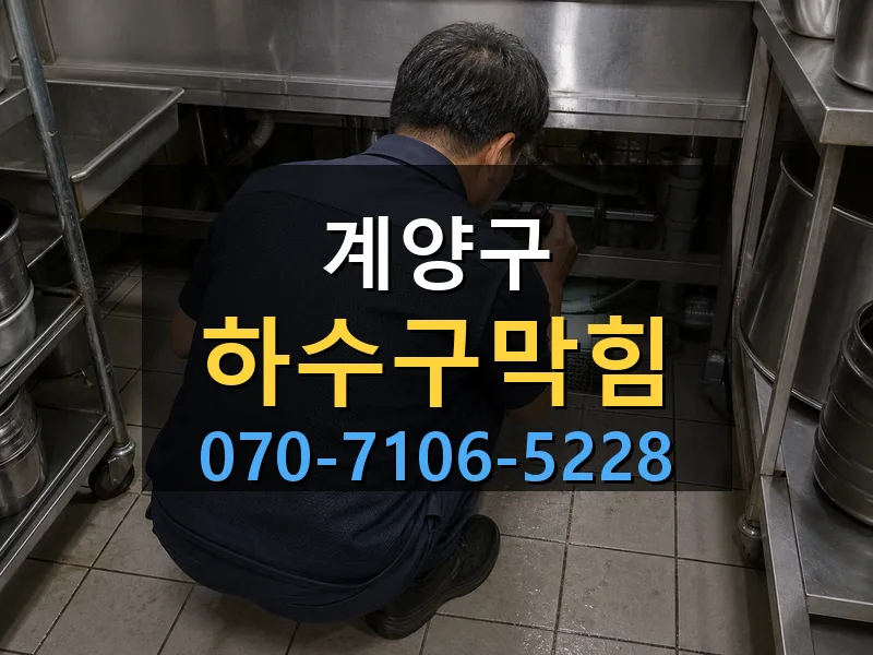 계양구 하수구막힘 싹쓰리배관