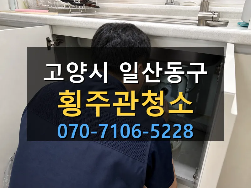 고양시 일산동구 횡주관청소 싹쓰리배관