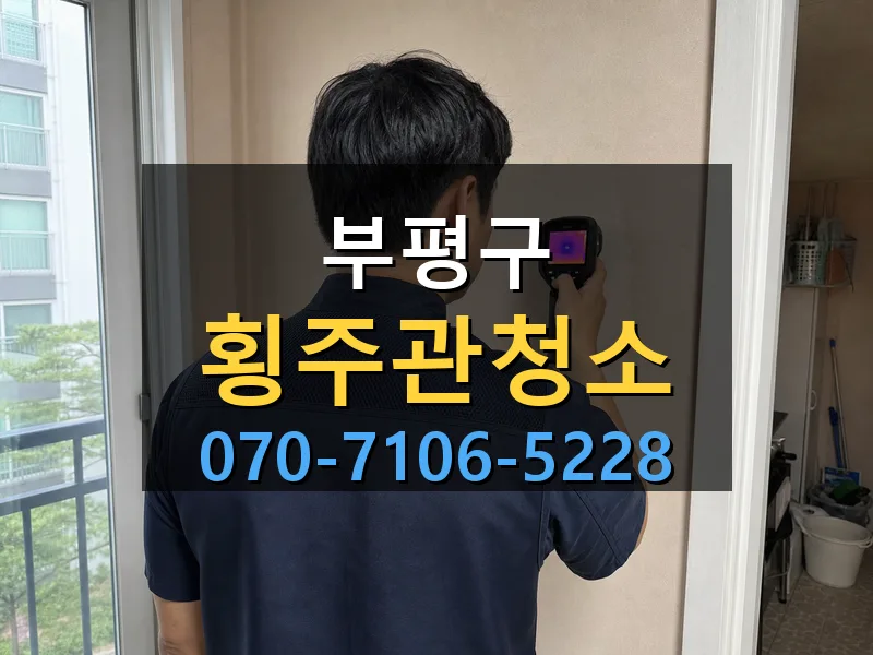 부평구 횡주관청소 싹쓰리배관