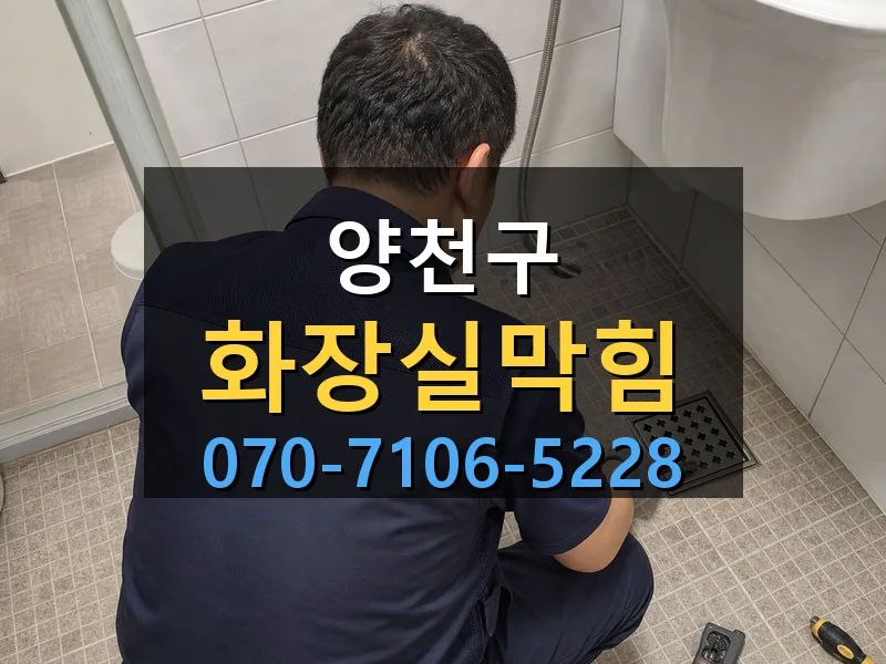 양천구 화장실막힘 싹쓰리배관