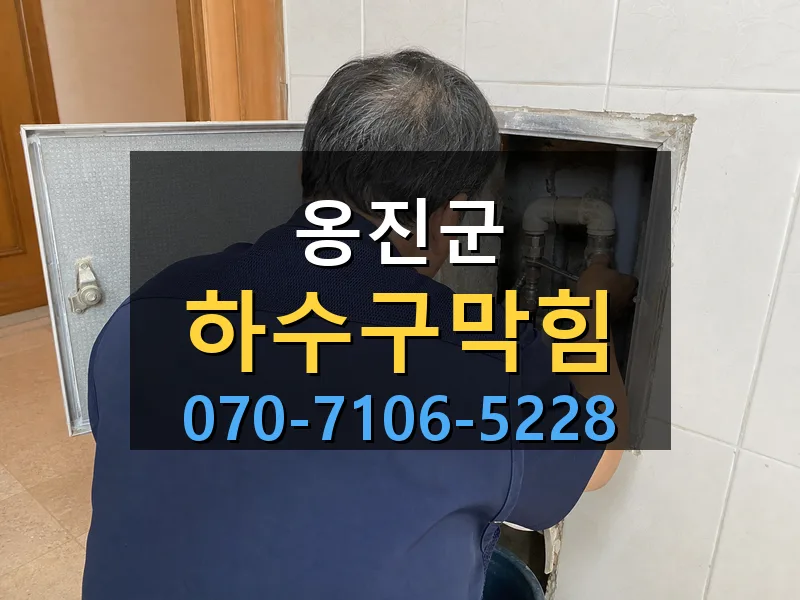 옹진군 하수구막힘 싹쓰리배관