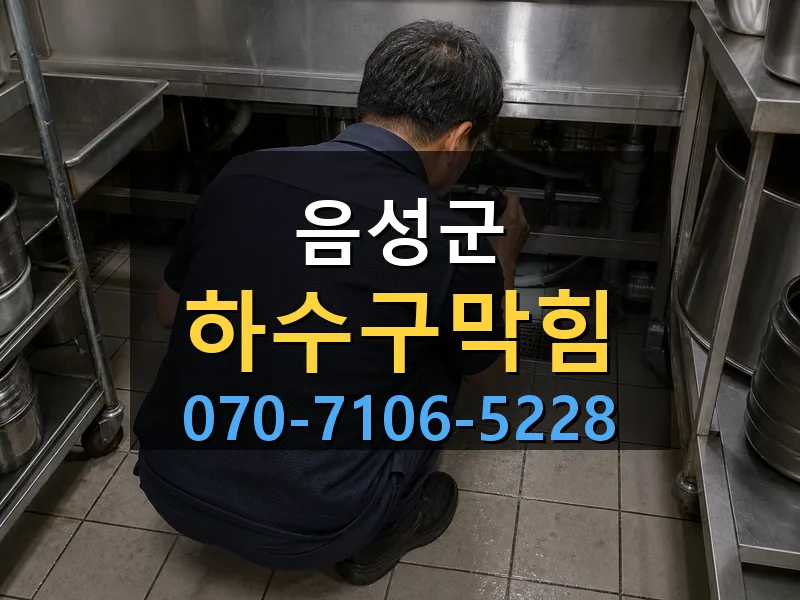 음성군 하수구막힘 싹쓰리배관