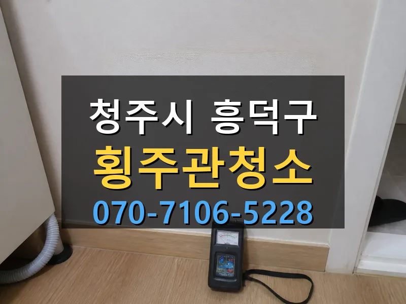 청주시 흥덕구 횡주관청소 싹쓰리배관