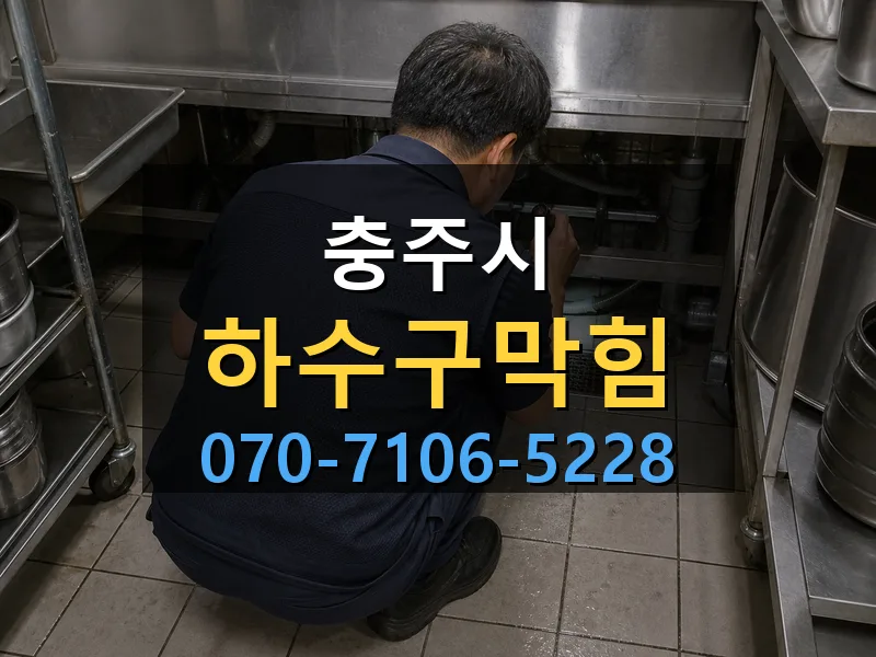 충주시 하수구막힘 싹쓰리배관